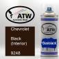 Preview: Chevrolet, Black (Interior), 9248: 400ml Sprühdose, von ATW Autoteile West.